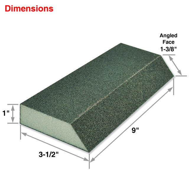 Angled XL Sanding Sponge 120/120 Grit