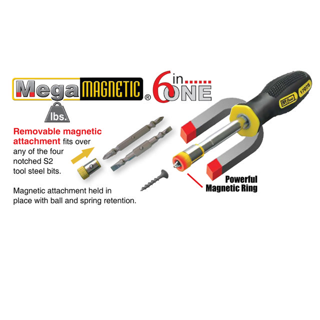 Mega Mag Ratchet Screwdriver
