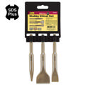 3 Pc Set SDS-Plus® Stubby Chisels