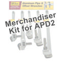 Merchandiser- Alum.Pipe & Offset Wrench