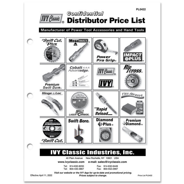 2026 New IVY Classic Distributor Price List