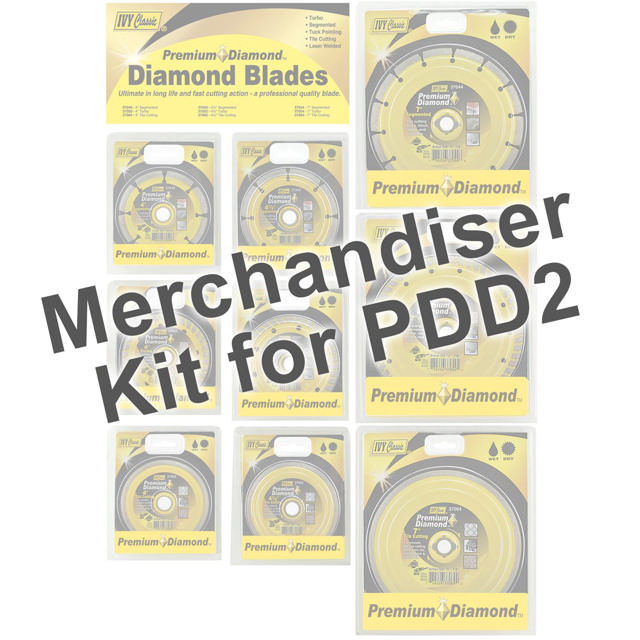 Merchandiser-Premium Diamond Blade Display