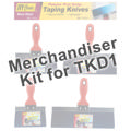 Merchandiser For Blue Steel Taping Knife Display
