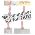 Merchandiser For Stainless Steel Taping Knife Display