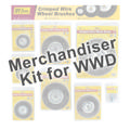 Merchandiser For Crimped Wire Wheel Display